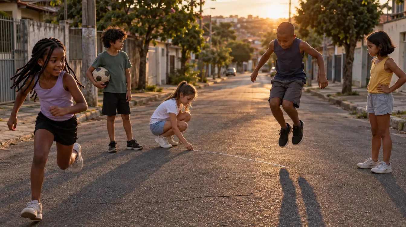 Brincadeiras de Rua: guia de 12 clássicos e o que cada um desenvolve